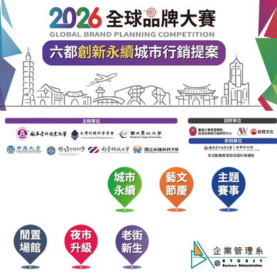 2026年全球品牌大賽 六都城市行銷提案圖片